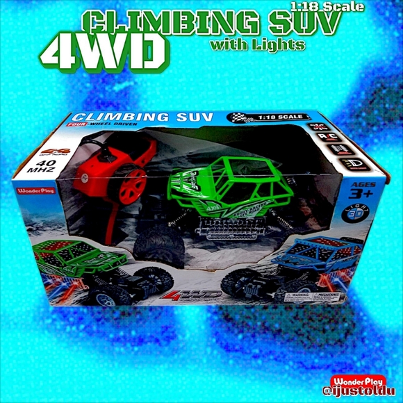 Wonder Play Remote Controlled Climbing SUV with 4WD & 3D Lights | Rechargeable - Picture 12 of 17